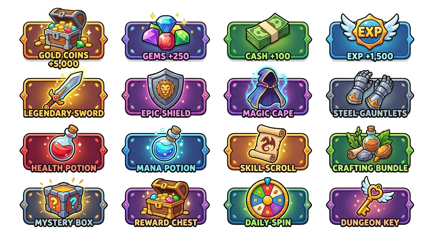 Reward & Currency Icon System