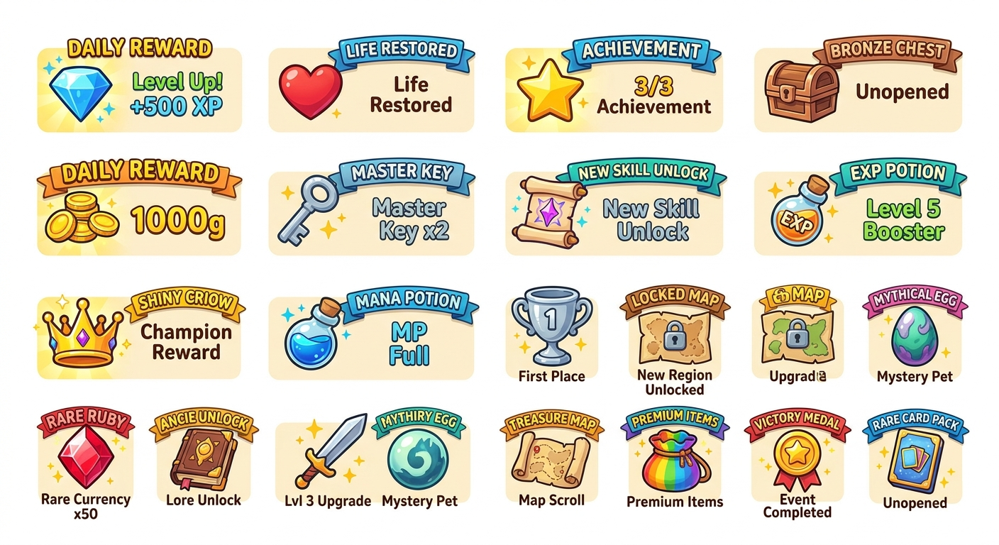 Reward & Currency Icon System