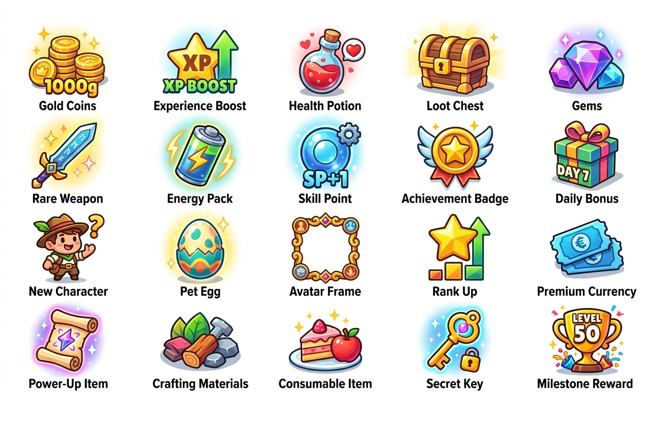 Reward & Currency Icon System