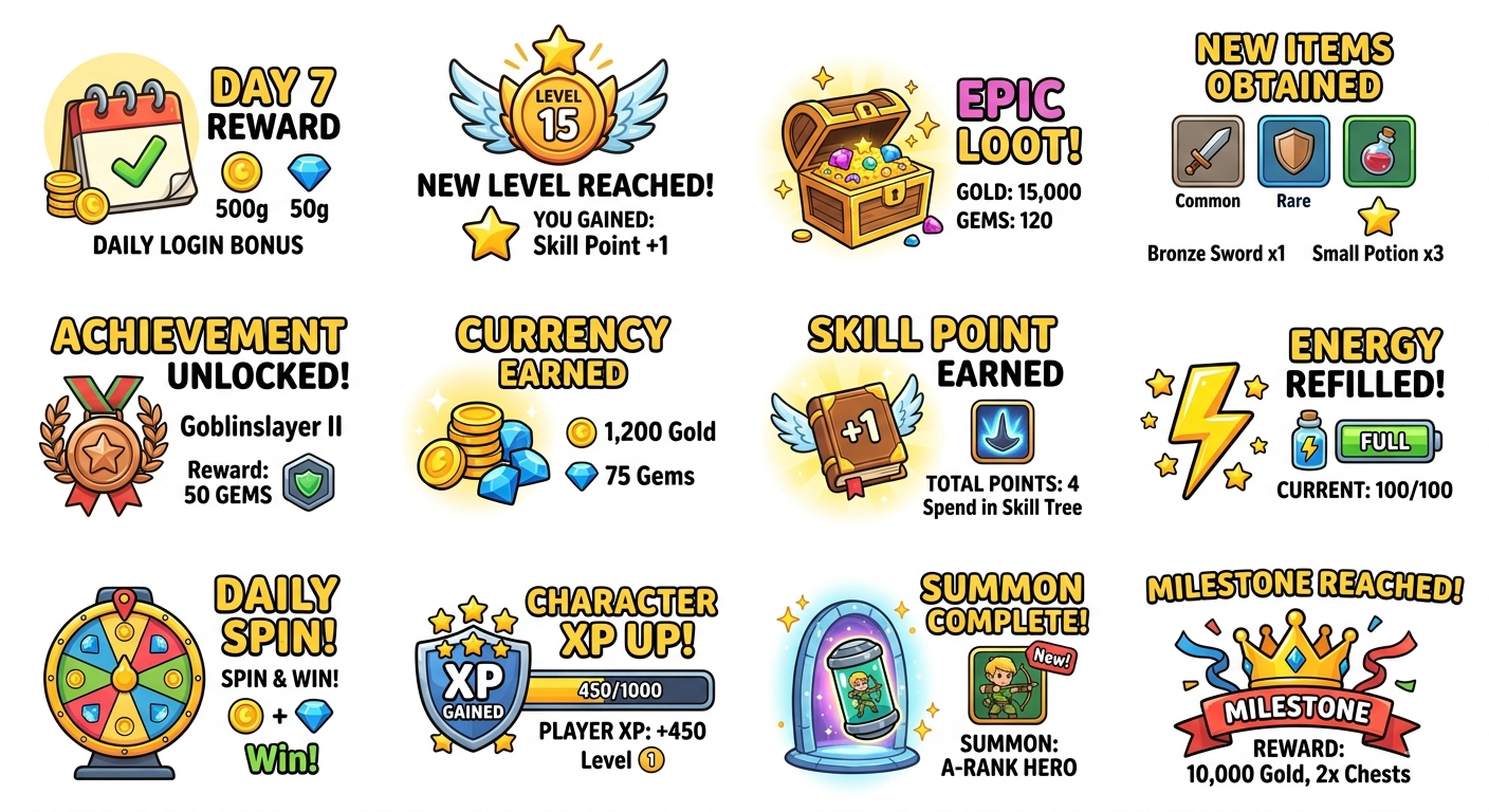 Reward & Currency Icon System