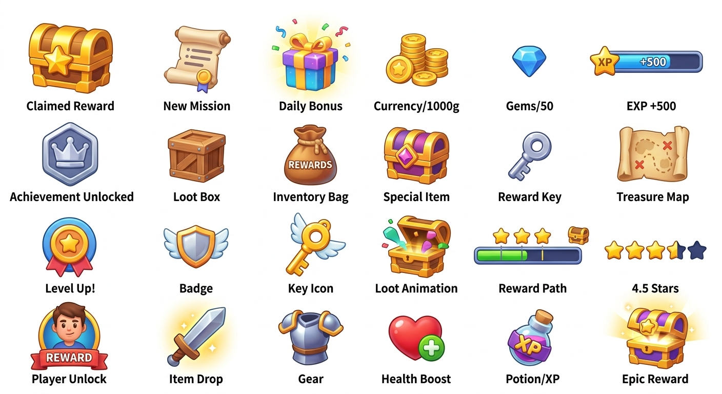 Reward & Currency Icon System
