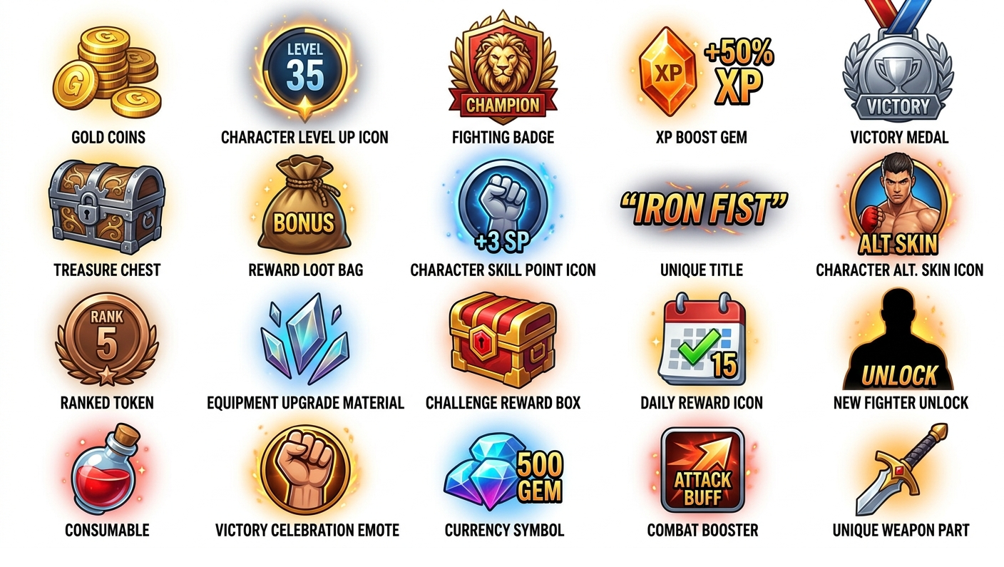 Reward & Currency Icon System