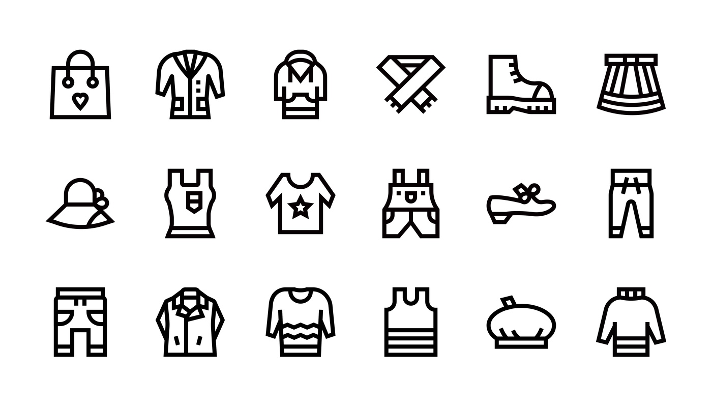 Fashion & Shopping Icon Pack