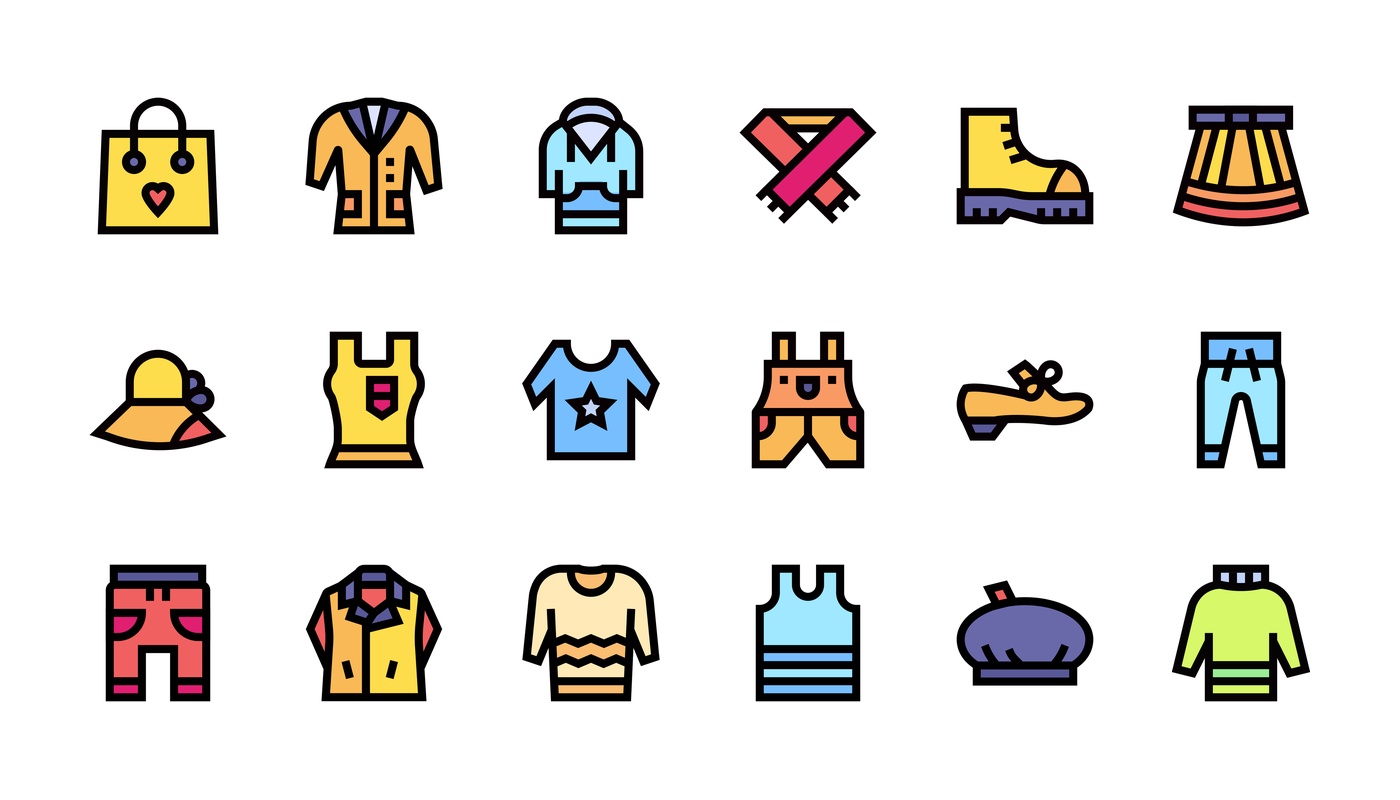 Fashion & Shopping Icon Pack